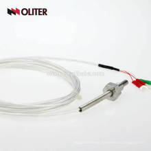 right angle pressure spring fixed needle-shape easy bend thermocouple for oil refineries